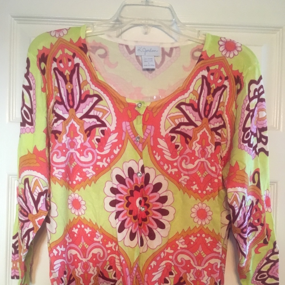 Multi color cardigan